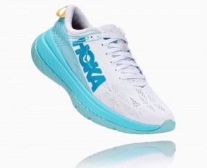 Hoka Carbon X White / Blue | 85124TZLP