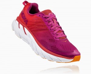 Hoka Clifton 6 Red / Green Flower | 38904XHAZ