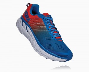 Hoka Clifton 6 Red / Royal Blue | 36978ECTA