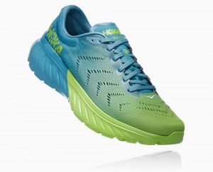 Hoka Mach 2 Blue / Light Green | 16952YDCQ