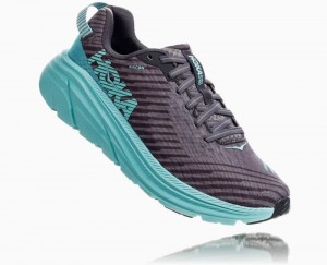 Hoka Rincon Grey / Light Turquoise Blue | 63071JZTA