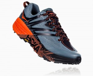 Hoka Speedgoat 3 Stormy Weather/Tangerine Tango | 70598BQLV