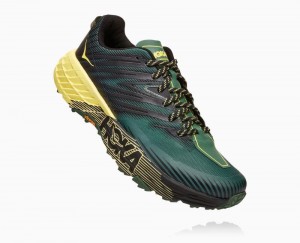 Hoka Speedgoat 4 Wide Myrtle/Limelight | 78341TDNE