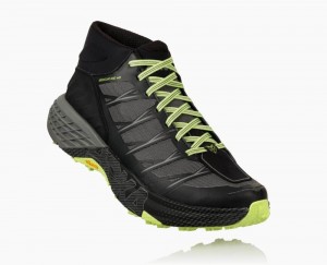 Hoka Speedgoat Mid Waterproof Black / Grey | 83970UVKX