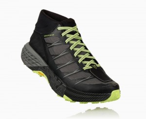 Hoka Speedgoat Mid Waterproof Black / Grey | 89472RXLF