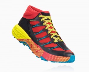 Hoka Speedgoat Mid Waterproof Red / Blue | 59364VFMW