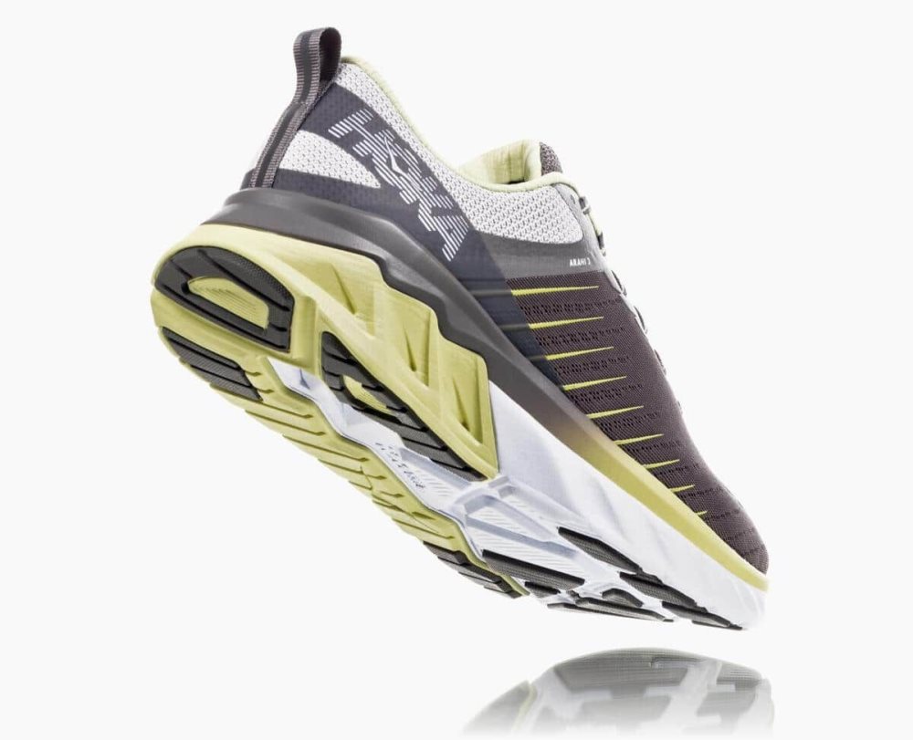 Hoka Arahi 3 Grey / Light Green | 16409RYEI