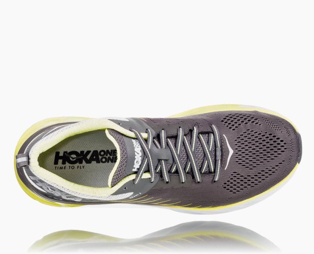 Hoka Arahi 3 Grey / Light Green | 56783YLUA