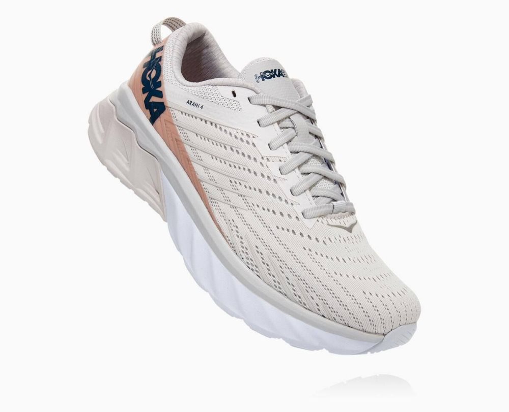 Hoka Arahi 4 Nimbus Cloud/Lunar Rock | 25906NUCR