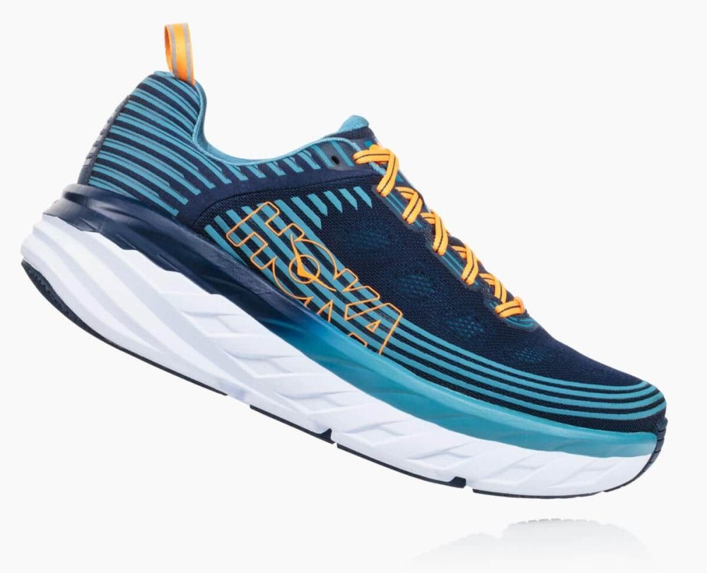 Hoka Bondi 6 Black / Blue | 06245GURN