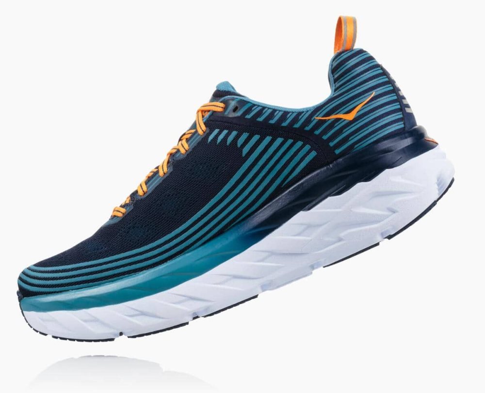 Hoka Bondi 6 Black / Blue | 06784POXG