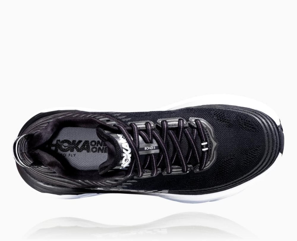 Hoka Bondi 6 Black / White | 51038XRTE