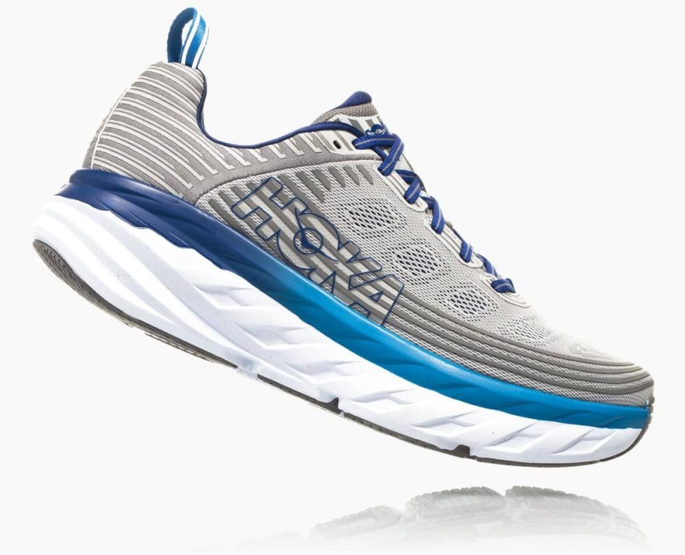 Hoka Bondi 6 Blue / Grey | 53460DCJX