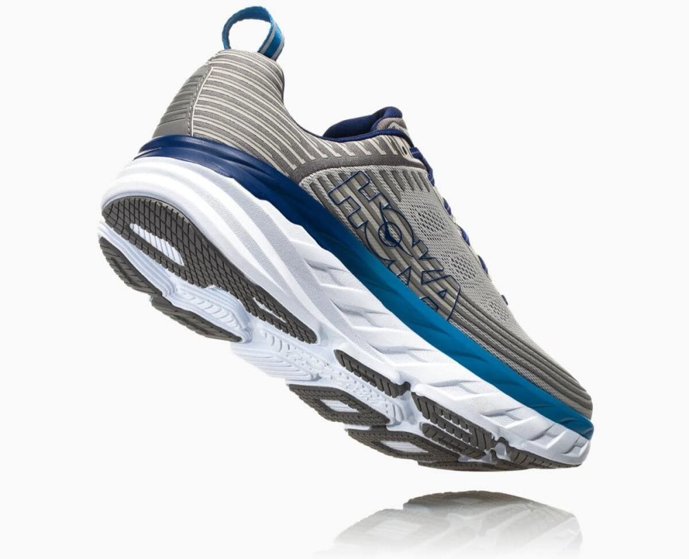 Hoka Bondi 6 Blue / Grey | 53460DCJX