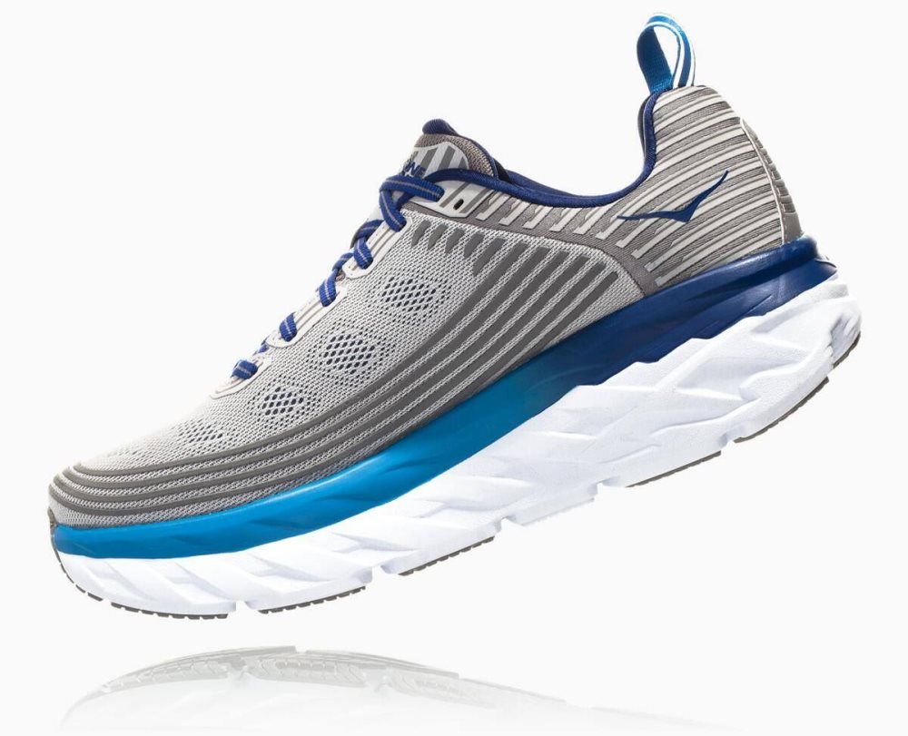 Hoka Bondi 6 Blue / Grey | 53460DCJX