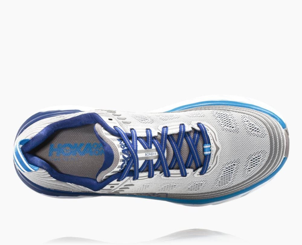 Hoka Bondi 6 Blue / Grey | 53460DCJX