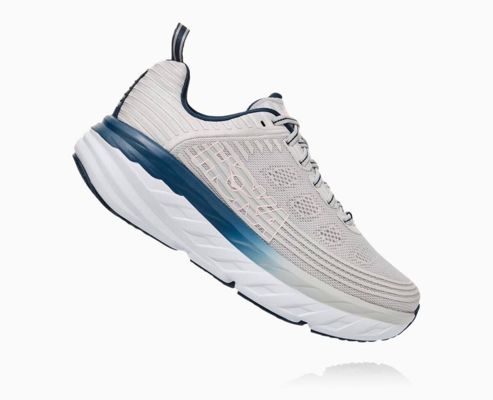 Hoka Bondi 6 Lunar Rock/Nimbus Cloud | 25163YBFW