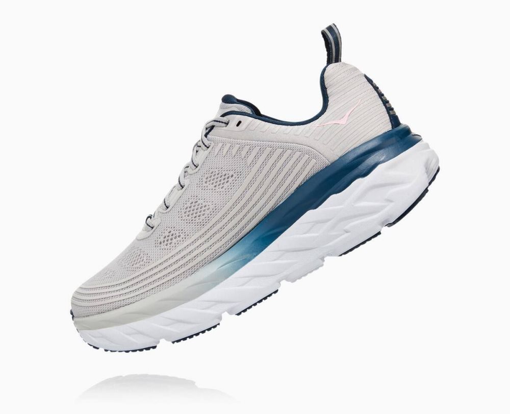 Hoka Bondi 6 Lunar Rock/Nimbus Cloud | 25163YBFW