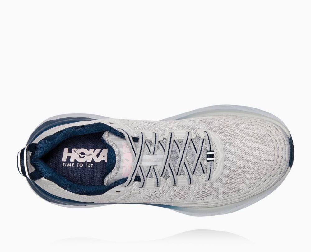 Hoka Bondi 6 Lunar Rock/Nimbus Cloud | 25163YBFW