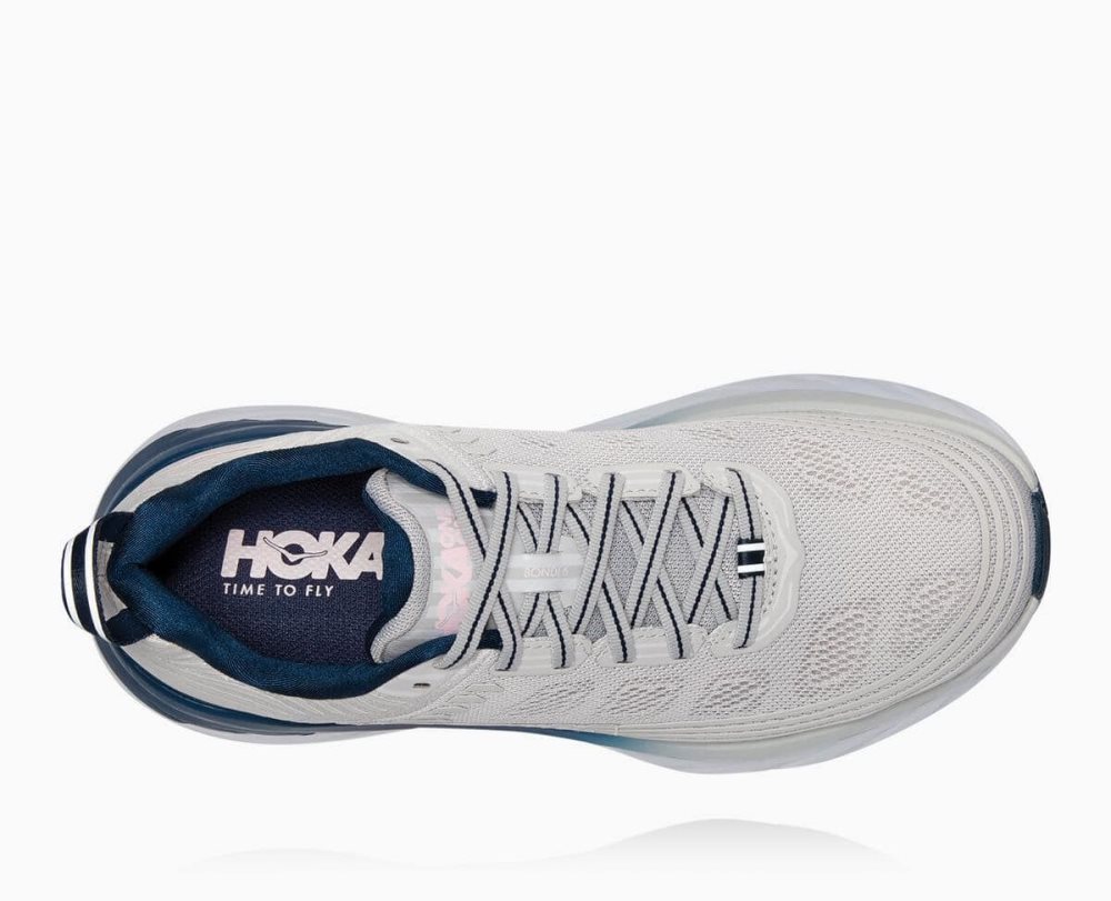 Hoka Bondi 6 Lunar Rock/Nimbus Cloud | 50612RFOS