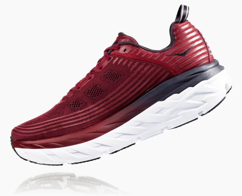 Hoka Bondi 6 Red / Obsidian | 27849QKGO