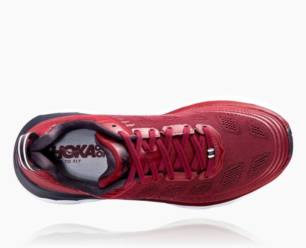 Hoka Bondi 6 Red / Obsidian | 27849QKGO