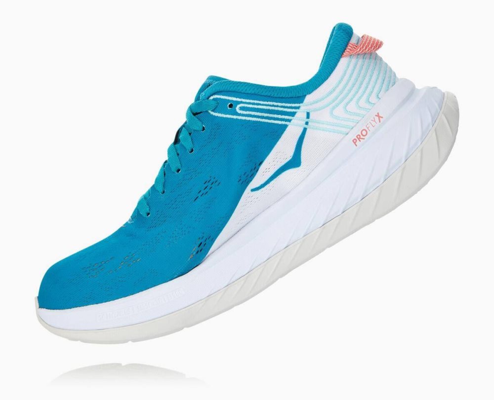 Hoka Carbon X Blue / White | 97214ZBQL