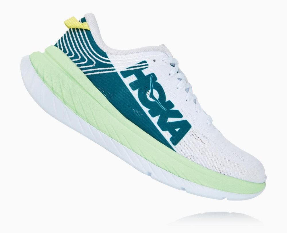 Hoka Carbon X Green Grey / White | 74365EGOW