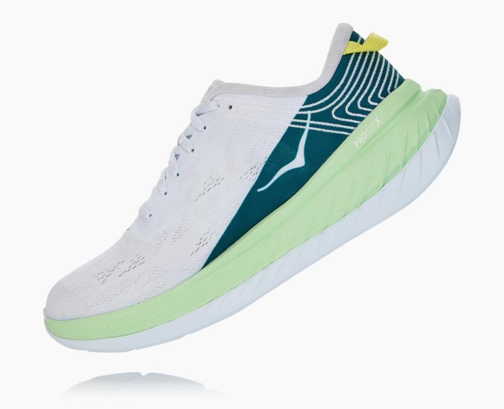 Hoka Carbon X Green Grey / White | 74365EGOW