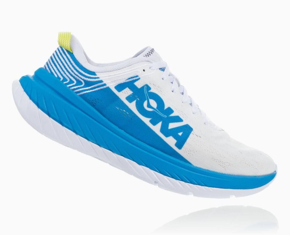 Hoka Carbon X White / Blue | 54087LERG