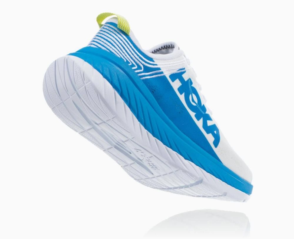 Hoka Carbon X White / Blue | 54087LERG