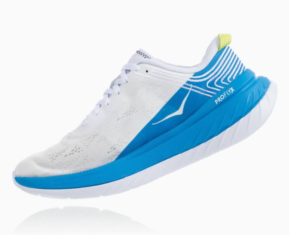 Hoka Carbon X White / Blue | 54087LERG