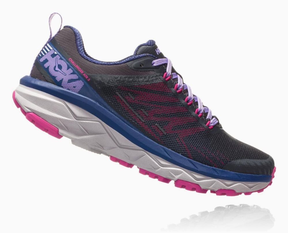 Hoka Challenger ATR 5 Ebony/Very Berry | 40697HZOF