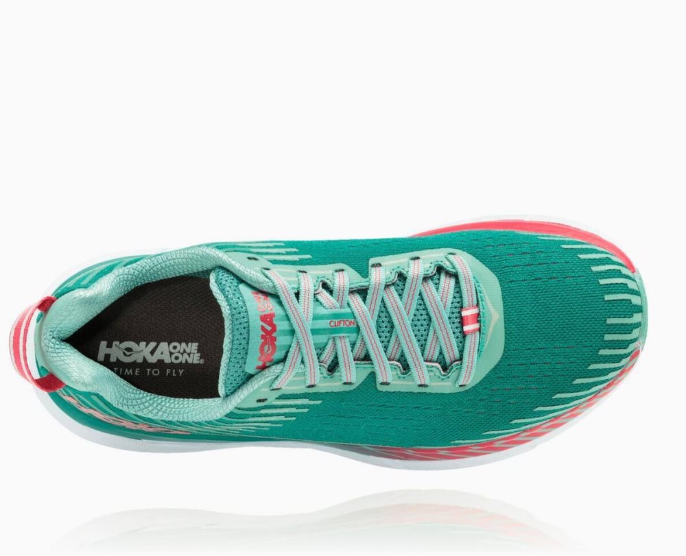 Hoka Clifton 5 Green | 06528MPCU