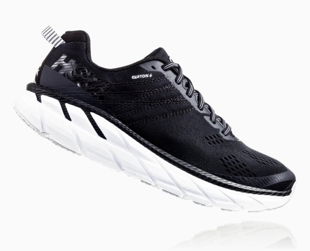 Hoka Clifton 6 Black / White | 04782DMYS