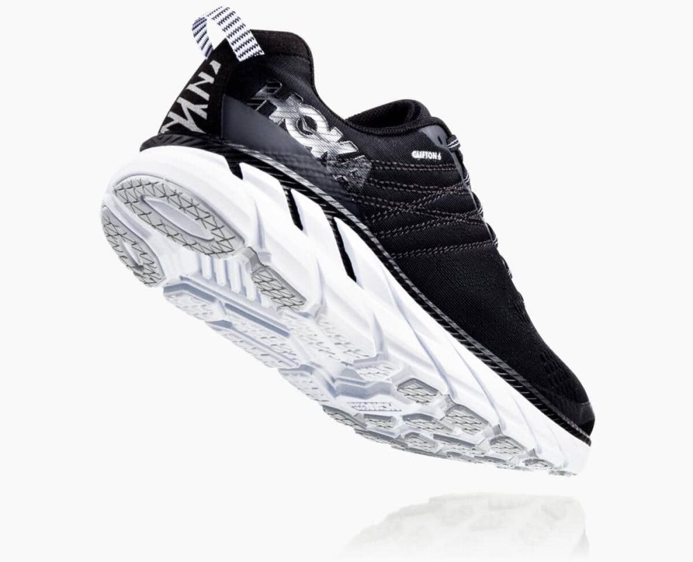 Hoka Clifton 6 Black / White | 04782DMYS