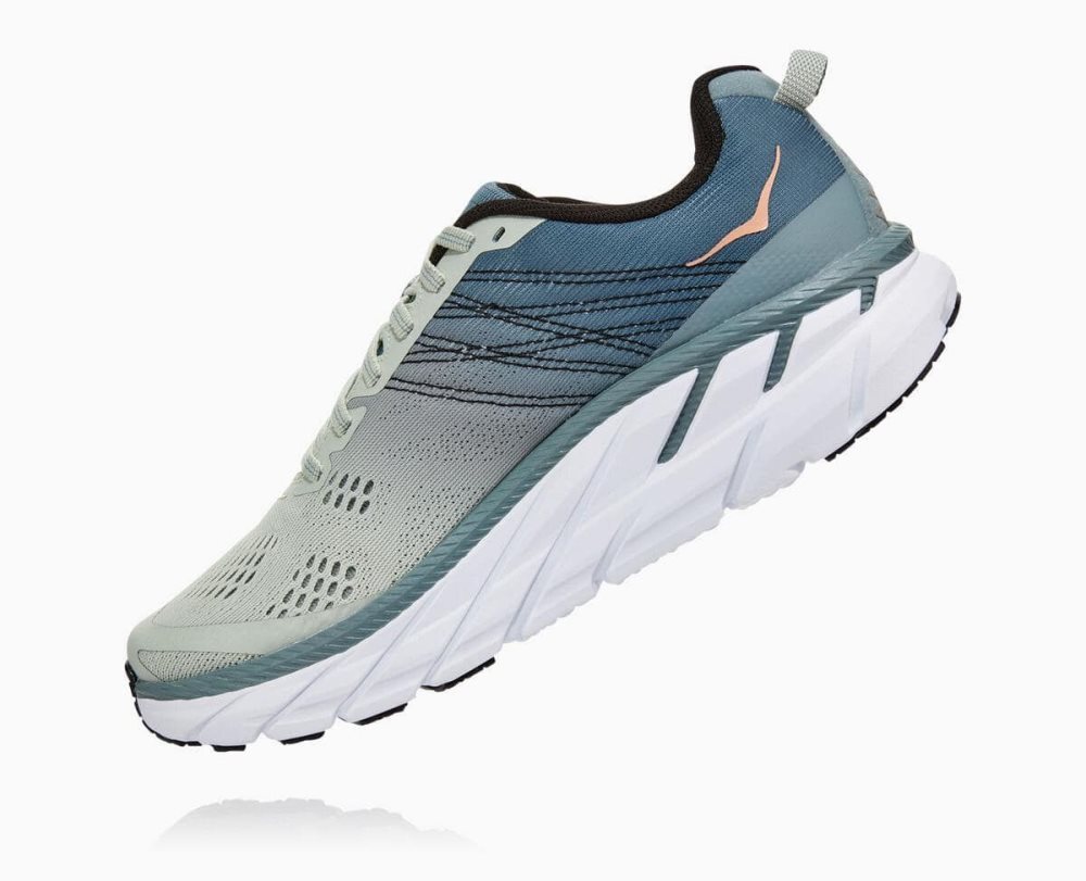 Hoka Clifton 6 Lead/Sea Foam | 62483YNGM