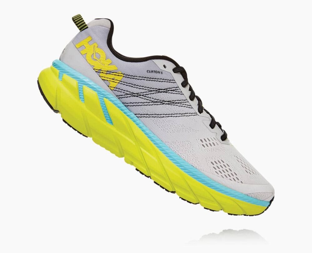 Hoka Clifton 6 Lunar Rock/Nimbus Cloud | 25714OGWF