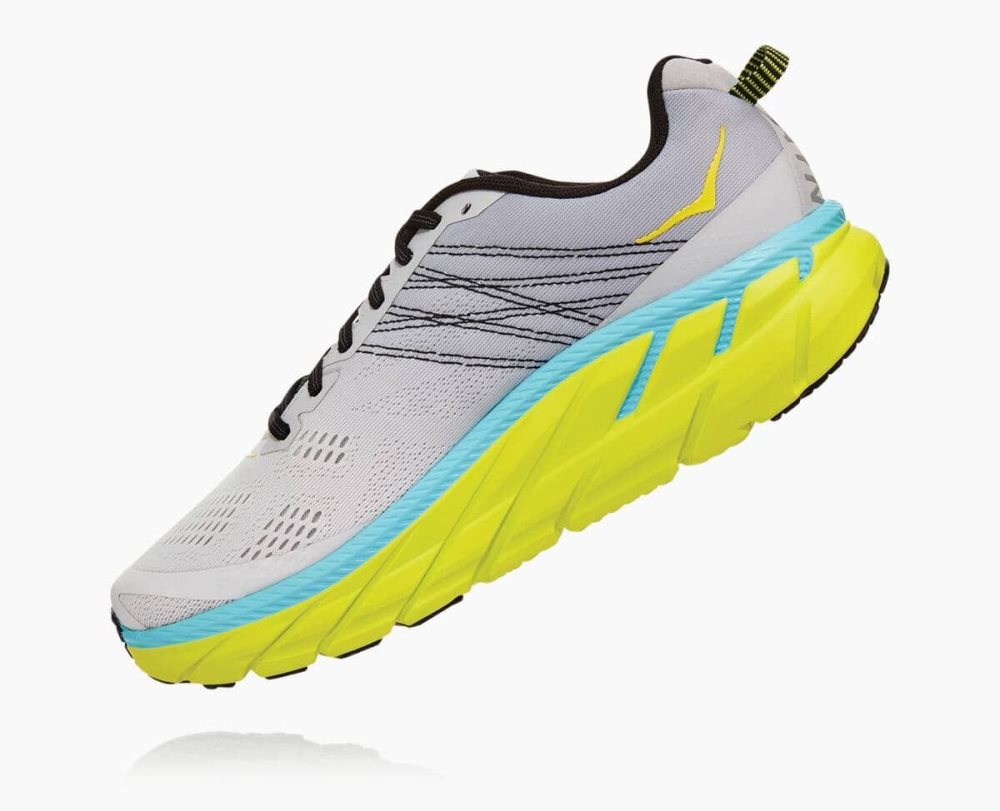 Hoka Clifton 6 Lunar Rock/Nimbus Cloud | 25714OGWF