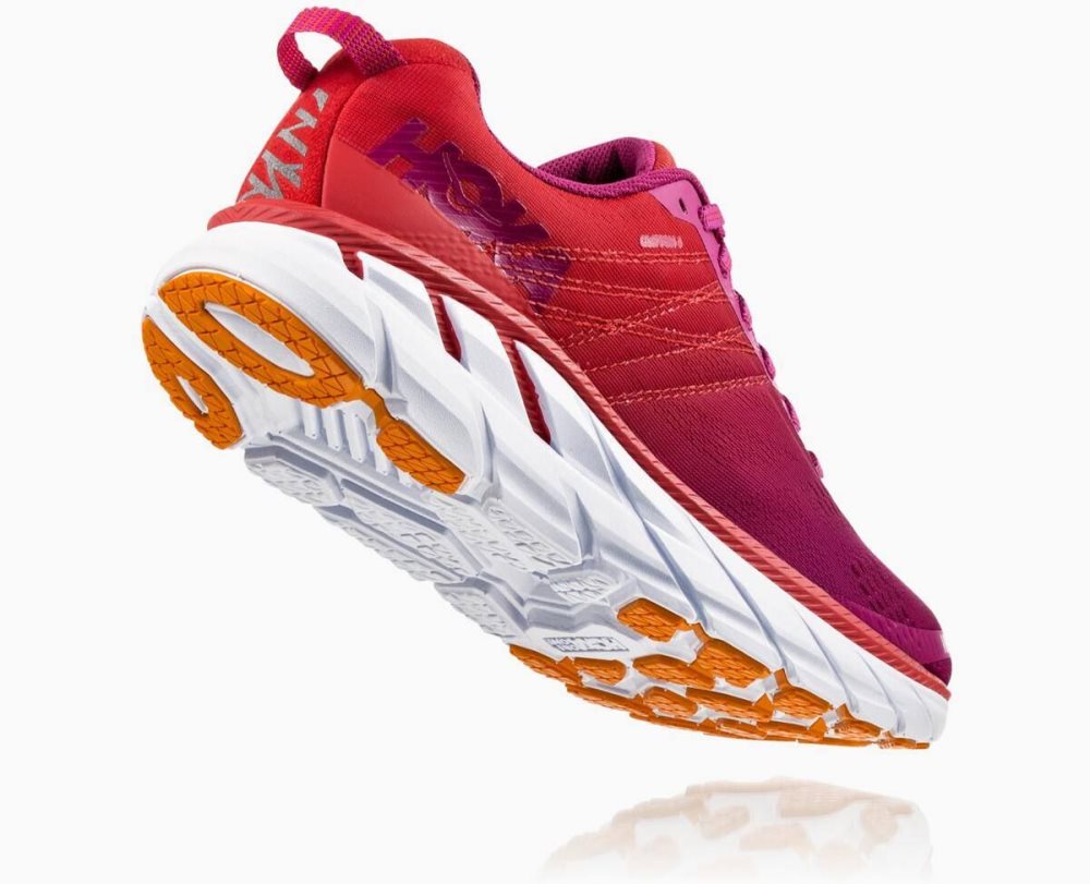 Hoka Clifton 6 Red / Green Flower | 38904XHAZ