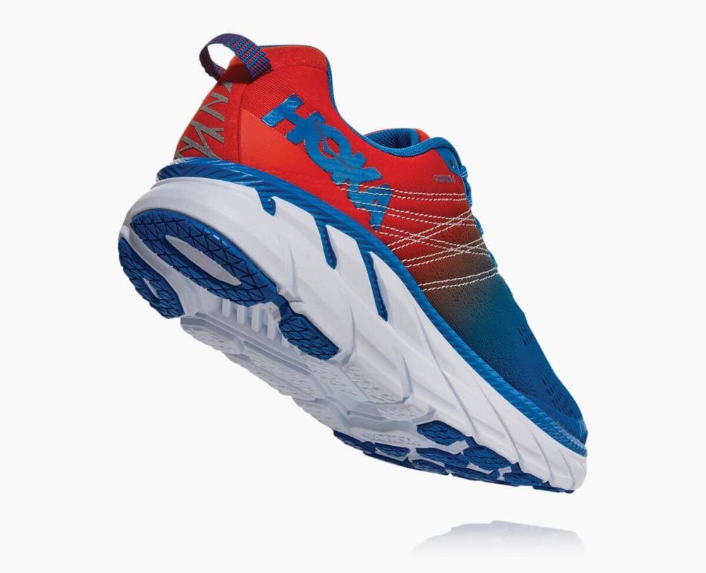 Hoka Clifton 6 Red / Royal Blue | 36978ECTA