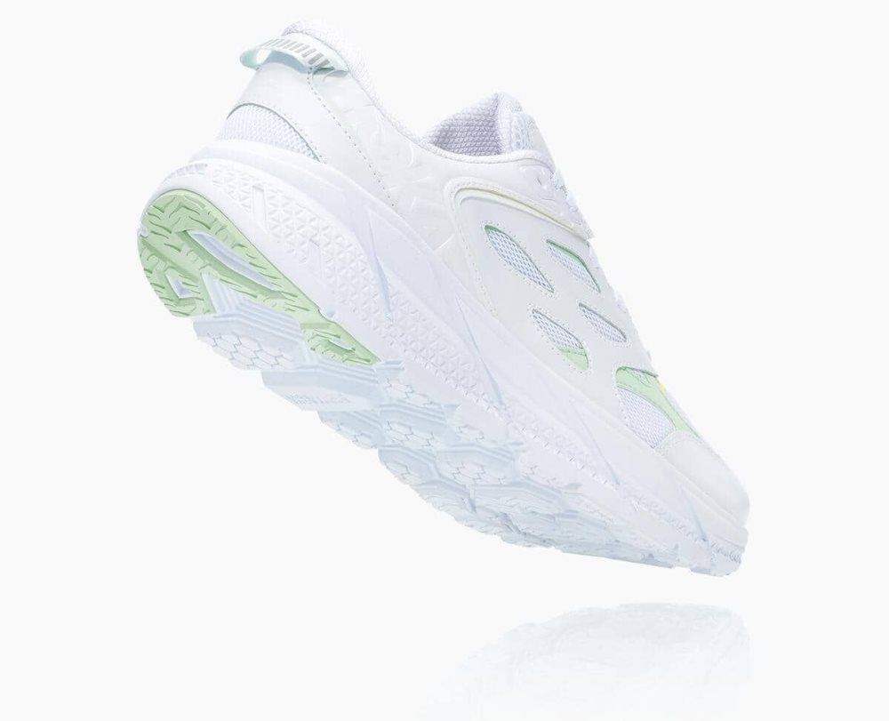 Hoka Clifton L White / Green Grey | 37194XNPG