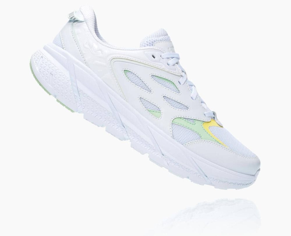 Hoka Clifton L White / Green Grey | 40637UKBM