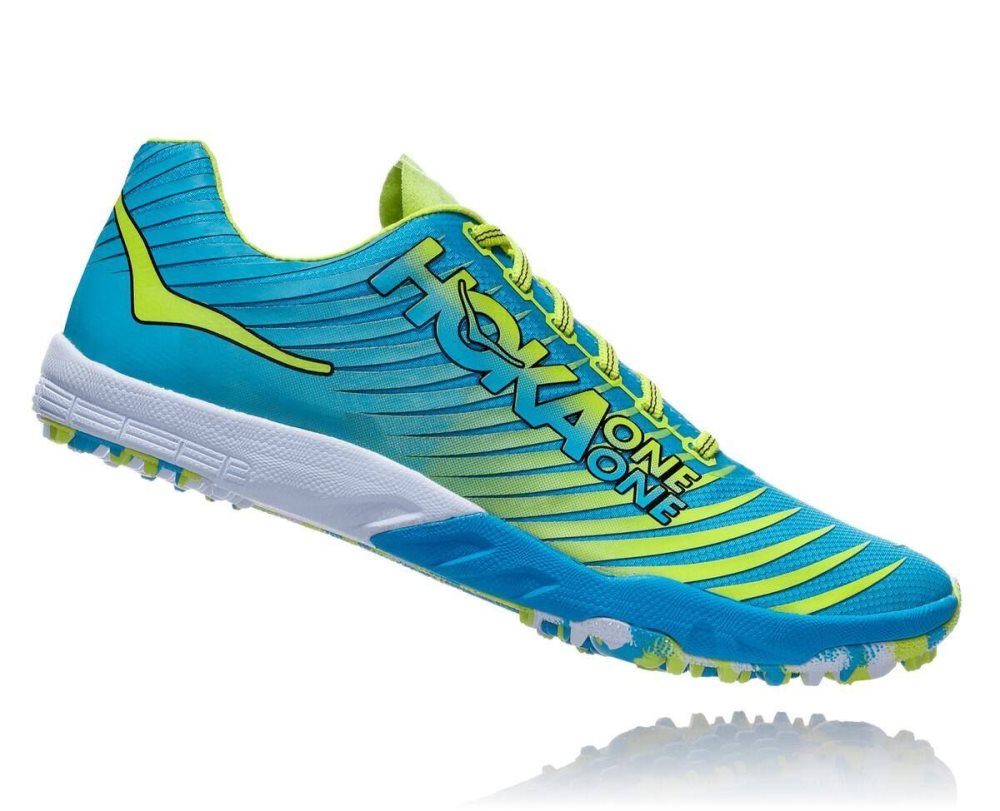 Hoka EVO XC Spikeless Blue / Orange | 71985LXOJ