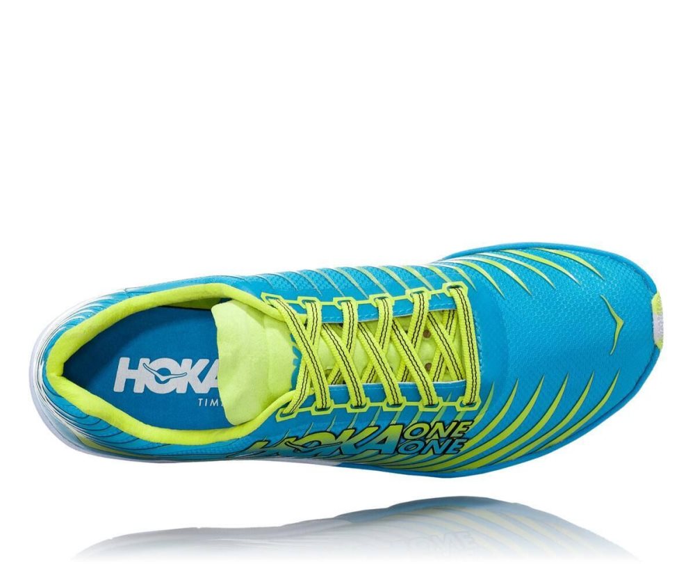 Hoka EVO XC Spikeless Blue / Orange | 71985LXOJ