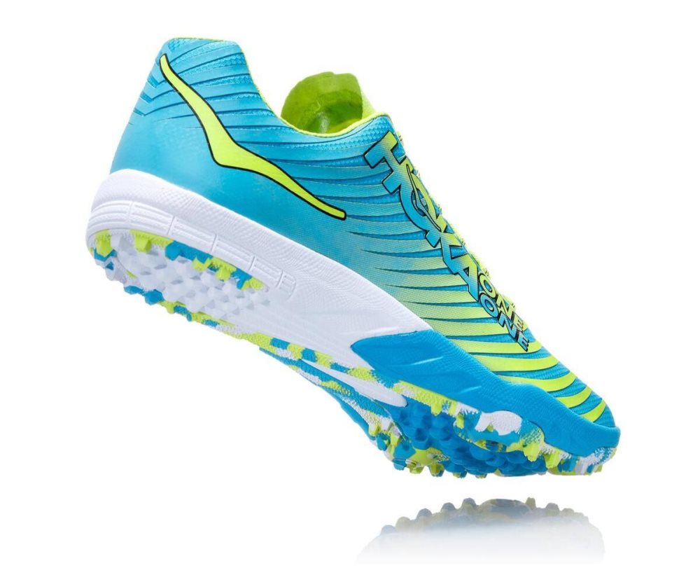 Hoka EVO XC Spikeless Blue / Orange | 84790QWCT