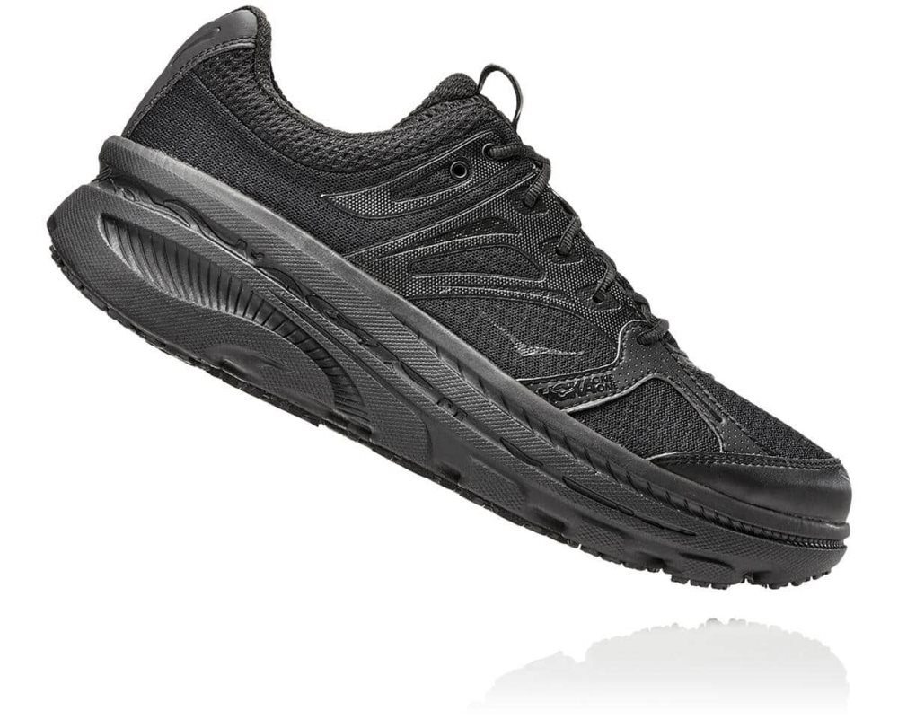 Hoka Engineered Garments Bondi B Black | 28145VNIA