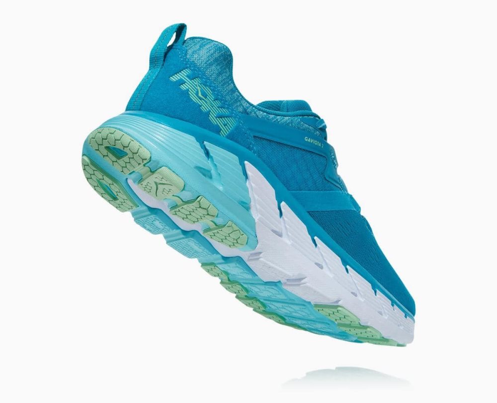 Hoka Gaviota 2 Blue / Green Grey | 14975UFWJ