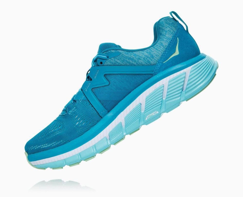 Hoka Gaviota 2 Blue / Green Grey | 14975UFWJ