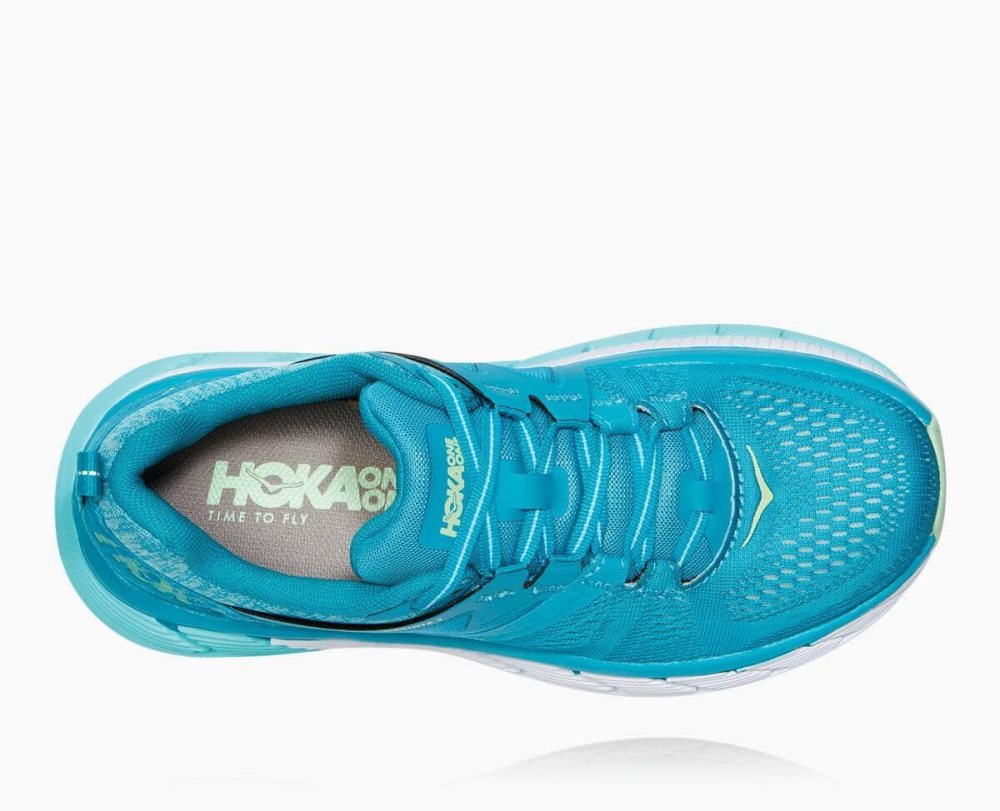 Hoka Gaviota 2 Blue / Green Grey | 14975UFWJ